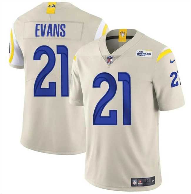 Men & Women & Youth Los Angeles Rams #21 Zach Evans Bone 2024 Vapor Untouchable Stitched Jersey